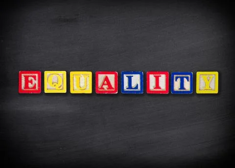 Equality concept Foto stock