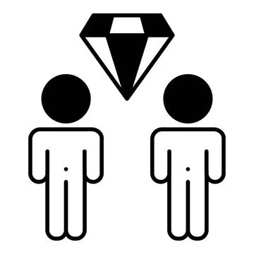 Equality Dualtone Icon Stock Illustration