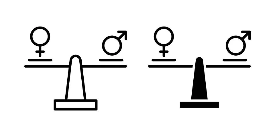 Equality icon or illustration vector symbols Stock Illustration