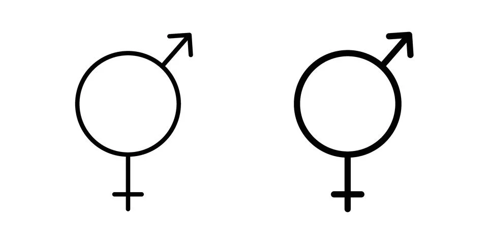 Equality icon symbol  illustration bundle in black colour Stock Illustration