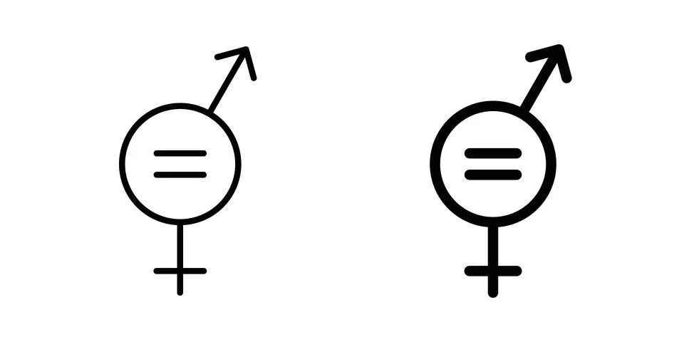 Equality icon vector editable eps10 Stock Illustration