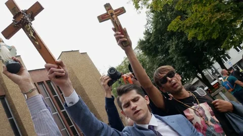 Equality parade in Katowice. Video stock 115651043