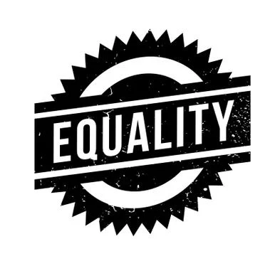 Equality rubber stamp Stock Illustration