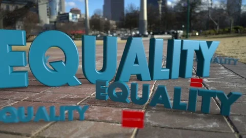 Equality sign Stock Footage 72712654