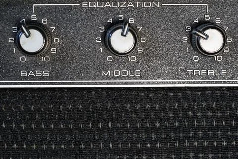 Equalization knobs Stock Photos