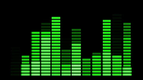 Equalizer 12 bands Stock Footage 80297021