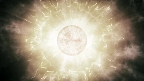 Equalizer and volume, spherical core of singularity, vj and dj 스톡 동영상 198968709