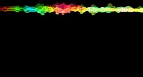 Equalizer Audio Meter Spectrum on Black Vibrant Abstract Background Stock Illustration