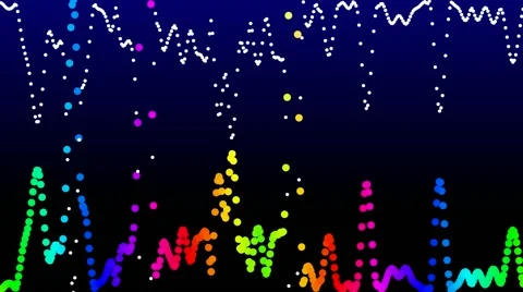 Equalizer, Audio waveform concept (60 seconds) 库存影片 49411286