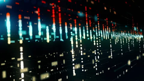 Equalizer background 動画素材 130183575
