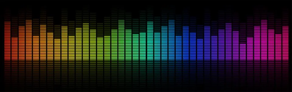 Equalizer banner Stock Illustration