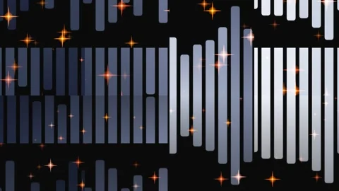 Equalizer Bars Moving to Music Rhythm. Stock Footage 329470600