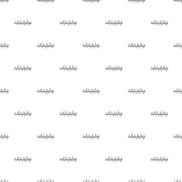 Equalizer beat pattern seamless vector Stock Illustration