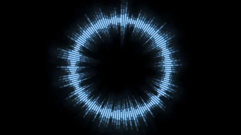 Equalizer Circle Seamless Loop 動画素材 82893802
