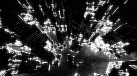 Equalizer City 4K Stock Footage 55641005