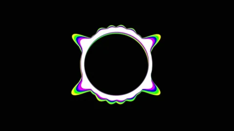 Equalizer color, on a black background, quadruple Stock Footage 149238141