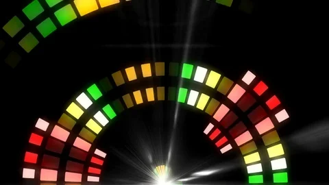 Equalizer color box sound 7 Stock Footage 73223041