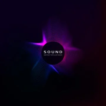 Equalizer concept. Audio wave vibrant effect. Digital color sound curve. Vect Stock Illustration
