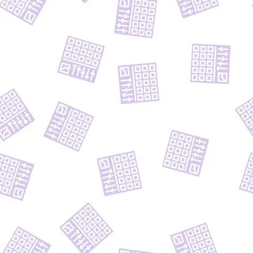 Equalizer device glyph vector seamless pattern flat Stock Illustration