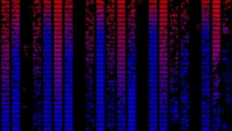 Equalizer. Disco. Sound. Seamless looping animation. VJ loop. 4K 스톡 동영상 252669522