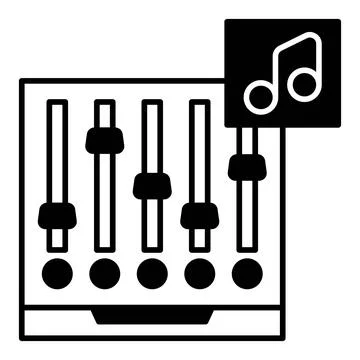 Equalizer Dualtone Icon Ilustração Stock