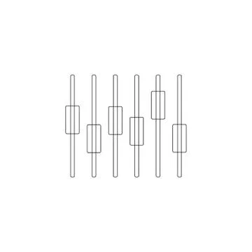 Equalizer. flat vector icon イラスト素材