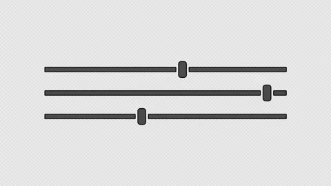 Equalizer icon animation on transparent background. Stock Footage 305242560