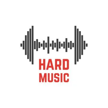 Equalizer icon like dumbbell Stock Illustration