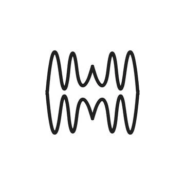 Equalizer icon. Simple style music festival poster background symbol. Equal.. Stock Illustration