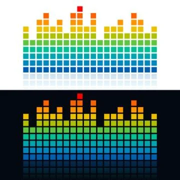 Equalizer icon, vector illustrations Stock-Illustration