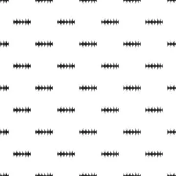 Equalizer melody pattern seamless vector Stock Illustration