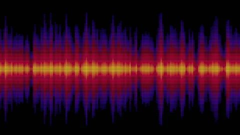 Equalizer moving bars Video stock 85754869
