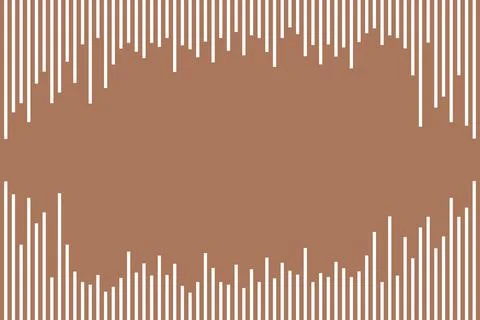 Equalizer, music conceptual line frame vector background design Stock Illustration