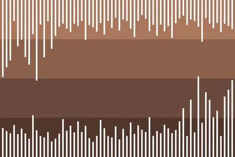 Equalizer, music conceptual line frame vector background design Stock Illustration