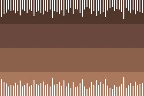 Equalizer, music conceptual line frame vector background design Illustrazione stock