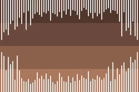 Equalizer, music conceptual line frame vector background design Stock Illustration