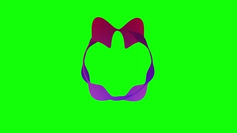 Equalizer for music, round, with a color gradient, in both directions, on a Stock Footage 149298404