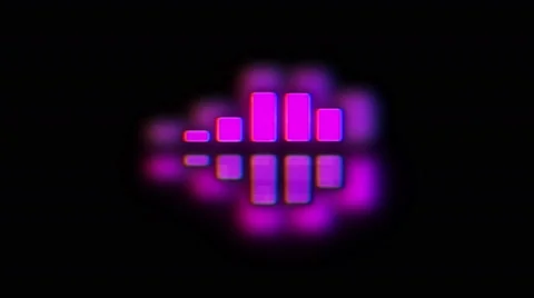 Equalizer music spectre animation Stock Footage 59794725