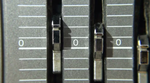 The equalizer. Pens, Adjustment. Stock Footage 35248999