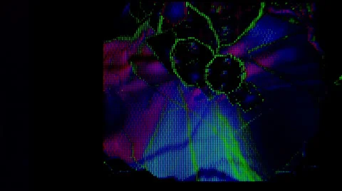 Equalizer Pixels Background 4 Stock Footage 24957943