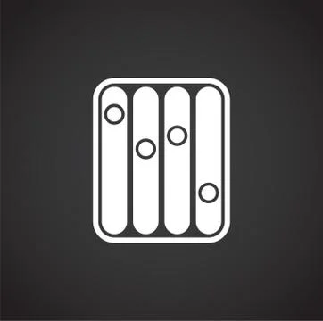 Equalizer related icons set on background for graphic and web design. Creative Stock Illustration