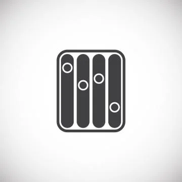 Equalizer related icons set on background for graphic and web design. Creative Stock Illustration