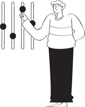 Equalizer Settings to Produce Good Output Illustration - Optimization &amp; Tuning Stock Illustration
