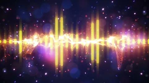 Equalizer sound level meter loopable paty background Stock Footage 51773164