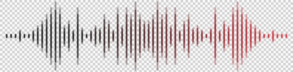 Equalizer-sound-wave-bands-without-background Stock Illustration