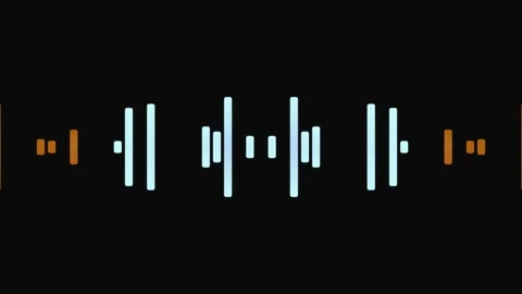 Equalizer Sound Wave Visualizer Motion Graphics. Video stock 329292030