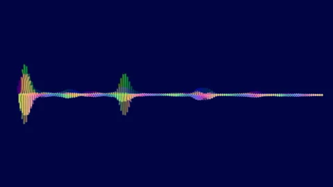 Equalizer sound waveform. Stock Footage 249918303