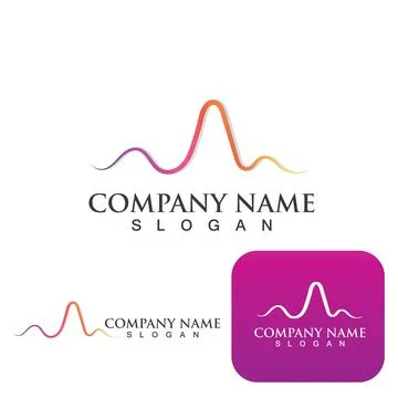 Equalizer Sound waves logo vector illustration design template 스톡 일러스트
