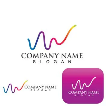 Equalizer Sound waves logo vector illustration design template Stock Illustration