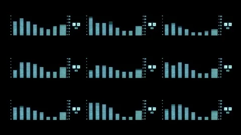 Equalizer spectrum bars Видео 82250919